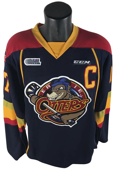 Lot Detail - Connor McDavid Rare Signed Pre-Rookie OHL Otters Jersey (JSA)