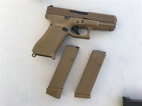 Glock 19X (G19X), Glock 19 (G19) Gen5, Glock 17 (G17) Gen5, and Glock 34 (G34) Gen5 at the Range ...