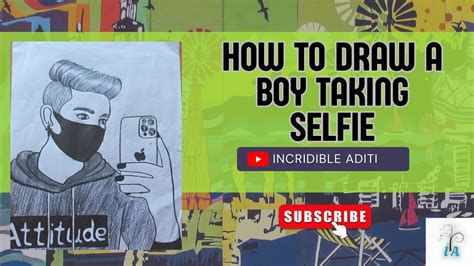 How To Draw Boy Taking Selfie || Pencil Sketch For Beginner || Easy Sketch Step By Step #drawing ...