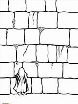 Western Wall Coloring Pages Sketch Page sketch template
