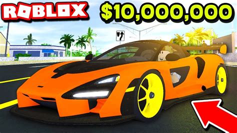 BUYING A $10,000,000 SUPERCAR IN ROBLOX! (ROBLOX CAR SIMULATOR) - YouTube