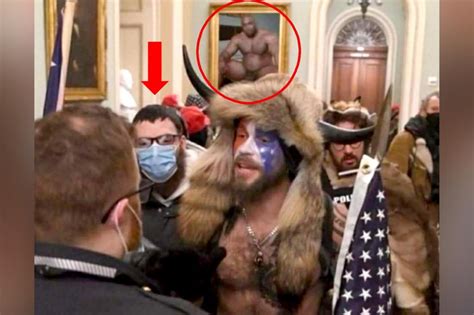 Nude 'wood sitting on a bed' meme included in Capitol rioter complaint