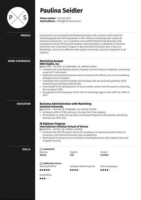 Resume Headline Example | Kickresume