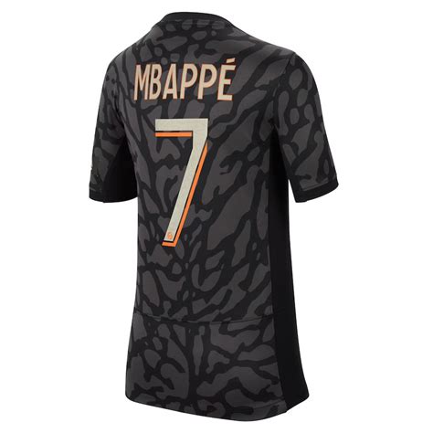 Kylian Mbappe PSG x Jordan Youth Third Jersey 2023/24 – Eurosport ...