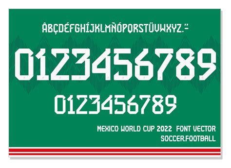 Font Vector Mexico World Cup 2022 Font SVG AI Eps Pdf TTF | ubicaciondepersonas.cdmx.gob.mx