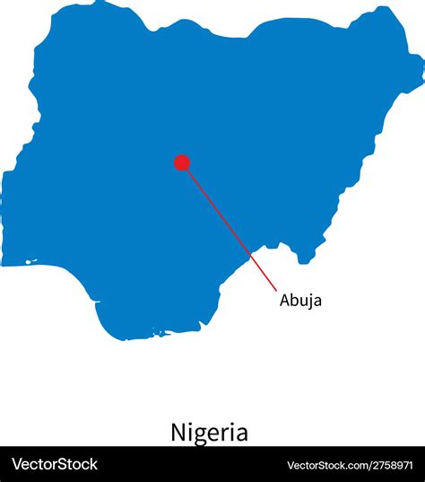 Naklejka Nigeria Political Map With Capital City Abuja National Flag | The Best Porn Website