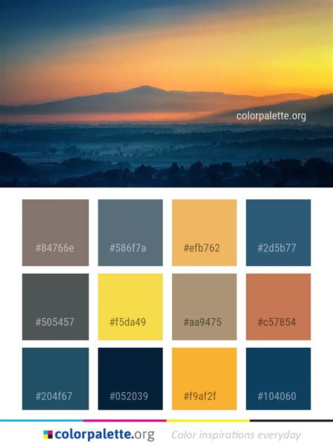 Sky Dawn Atmosphere Color Palette | colorpalette.org