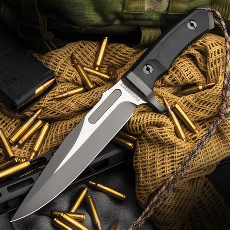 Rambo Last Blood Bowie Knife With Sheath