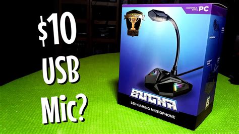 Bugha LED Gaming Microphone Review | Five Below Review | Budget Buys Ep ...