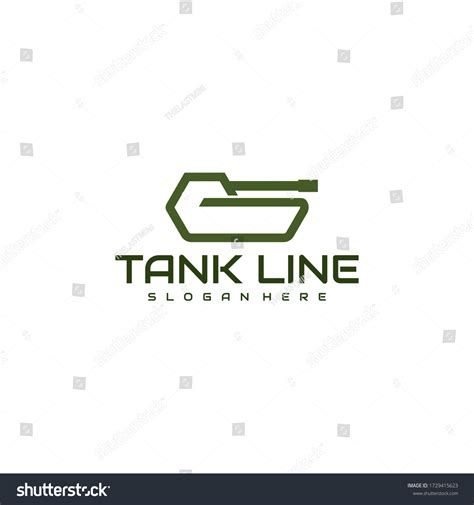 Tank Logo Line Design Vector Stock Vector (Royalty Free) 1729415623 ...