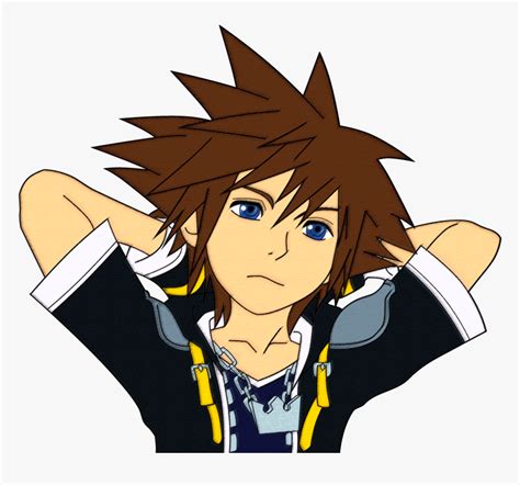 Sora Kingdom Hearts Manga , Png Download - Transparent Hearts Sora Sora Kh, Png Download - kindpng