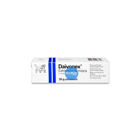 Calcipotriol – Daivonex ointment 30 g/tube – MEDTIDE