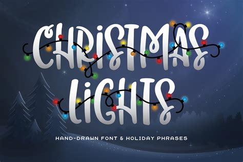 Download Christmas Lights Font for FREE - Font Studio