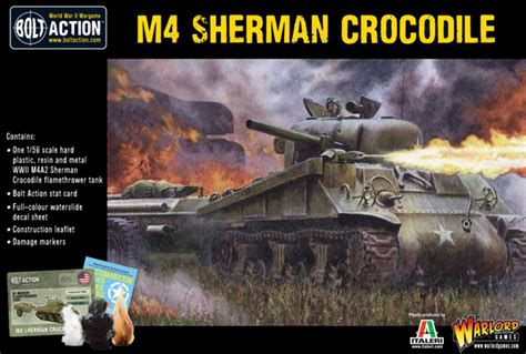 Michigan Toy Soldier Company : Warlord Games - Sherman Crocodile Flamethrower Tank