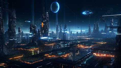 Future Science Fiction City Background, Future, Science Fiction World, City Background Image And ...