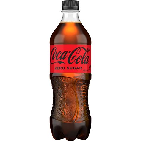 Coca - Cola Zero Sugar Soft Drink Bottle 600ml | Woolworths