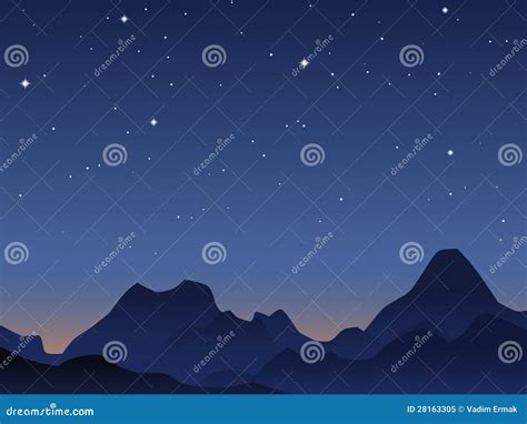 Dawn sky background stock vector. Illustration of night - 28163305