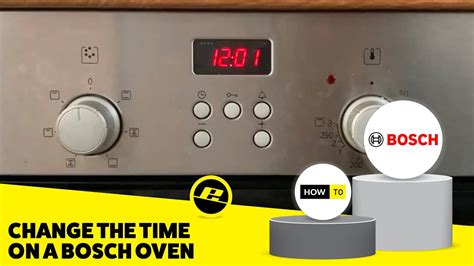 How To Set The Clock On A Bosch Oven