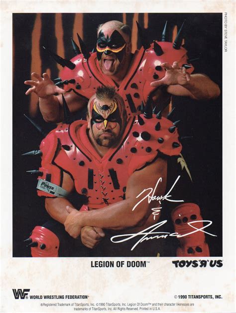 Legion Of Doom Hawk & Animal WWF Promo Photo – RetroWrestling.com