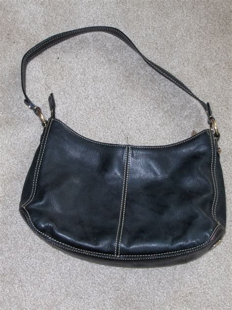 Liz Claiborne Black Leather Handbag - Women