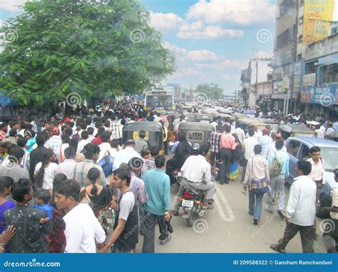 Bustling Crowd at a Popular Railway Station in South India Editorial Photography - Image of ...