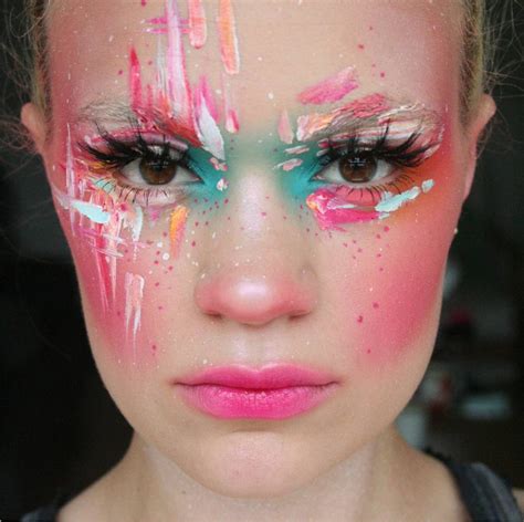 Colorful Avant Garde Makeup | Avant garde makeup, Editorial makeup ...