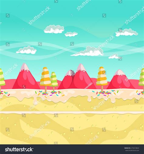 Seamless Repeating Cartoon Background Stock Vector (Royalty Free ...