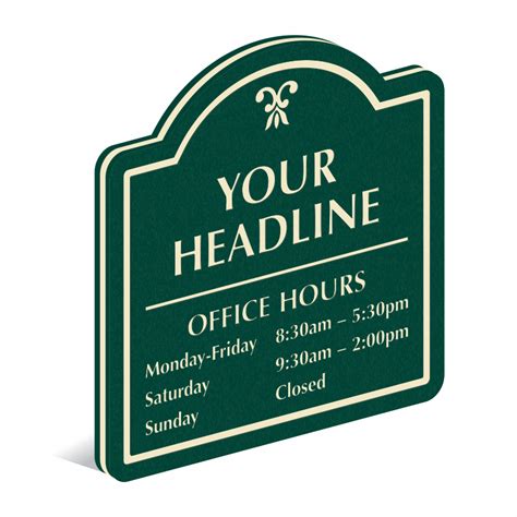 Office Hours Signs