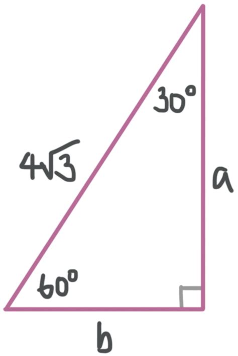 How to solve 30-60-90 triangles — Krista King Math | Online math help