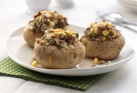 Beef’n Cheese Stuffed Potatoes - Canadian Beef