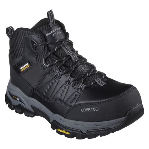 Men's Skechers Work Arch Fit Tarver Composite Toe Waterproof Boots ...