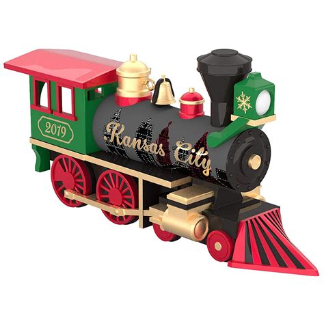 Hallmark Keepsake Christmas Year Dated Next Stop, Kansas City! Holiday Train 2019 Ornament ...