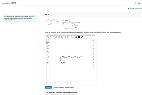 Solved Part AShow the products of the following acetylide | Chegg.com