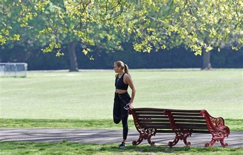 Arabella Chi - Workout candids in the park in London-08 | GotCeleb