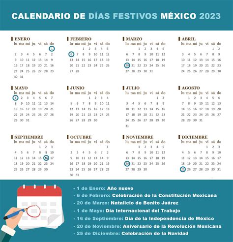 ¿Cuáles Son Los Días Festivos en México? 2023