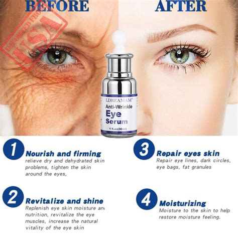 Buy Imported Anti Wrinkle Eye Serum | Dark Circles Treatment | Serum for Fine Lines, Under Eye Bags