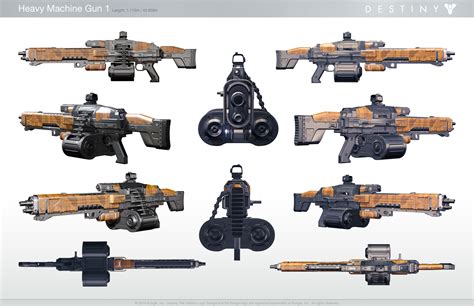 Francisco Gallego - Heavy Machine Gun Concept art destiny.