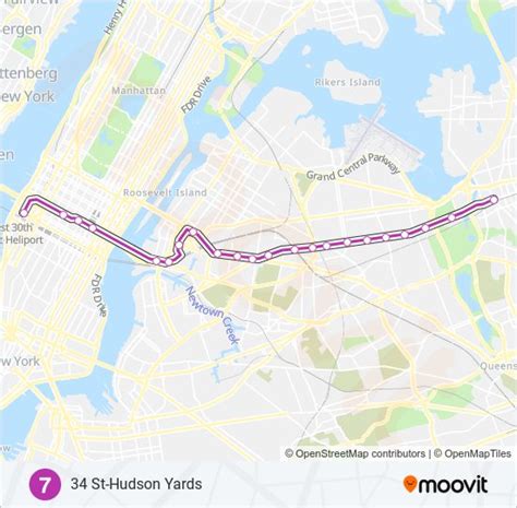 7 Route: Schedules, Stops & Maps - Manhattan (Updated)