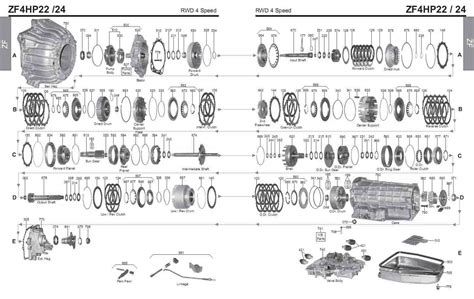 Transmission repair manuals ZF 4HP22 / 4HP24 - Rebuild instructions