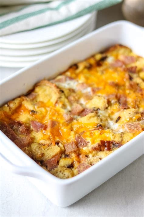 Overnight Ham and Egg Breakfast Casserole | A Mind "Full" Mom