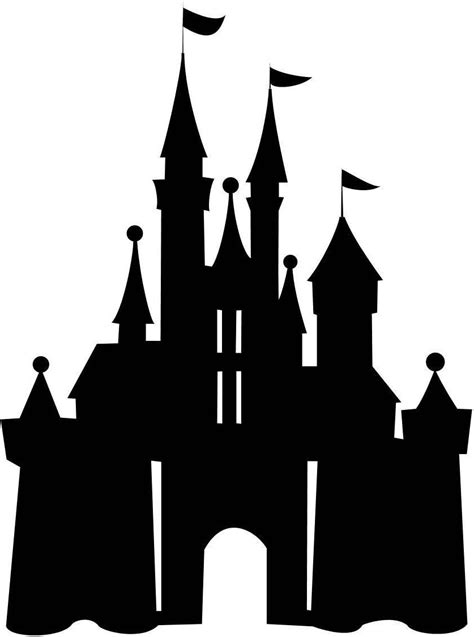 Walt Disney Castle Silhouette at GetDrawings | Free download