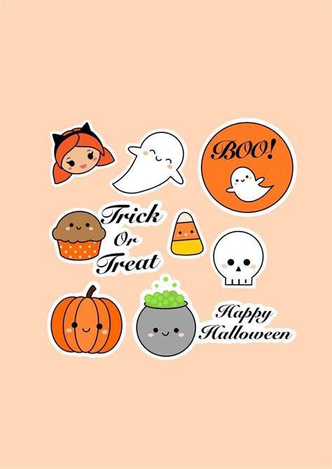 Halloween stickers | Halloween vinyl, Etsy stickers, Cute stickers