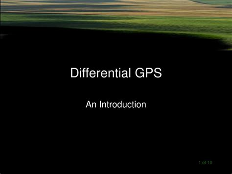 PPT - Differential GPS PowerPoint Presentation, free download - ID:211403