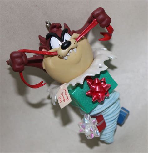 Hallmark Keepsake 2010 Looney Tunes Taz Unwrapped Christmas Ornament ...