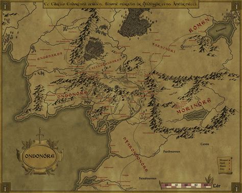 Gondor at its height by ~Sapiento on deviantART | Fantasy map, Gondor, Imaginary maps