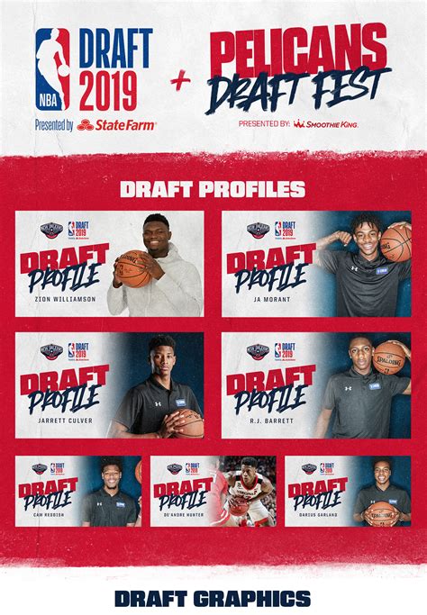 2019 NBA Draft + Pelicans Draft Fest :: Behance