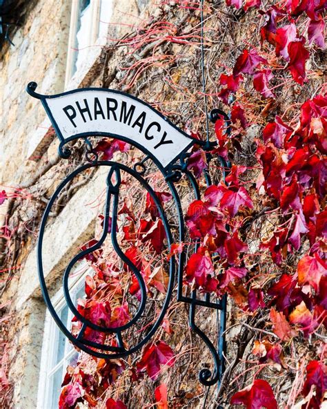 Old vintage Pharmacy sign stock photo. Image of sign - 46541574