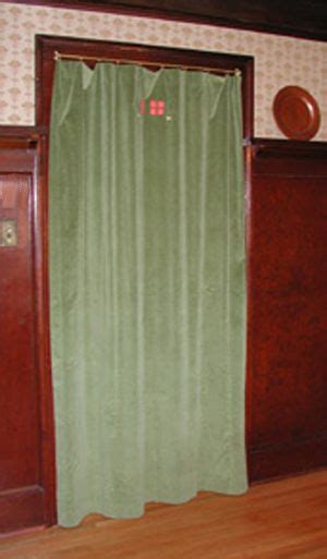 Portiere - a special curtain for a doorway. Portieres are a bit different in construction as ...