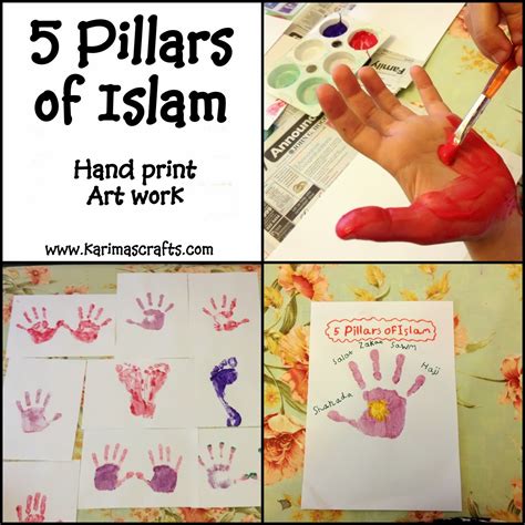 Karima's Crafts: 5 Pillars of Islam Crafts - 30 Days of Ramadan Crafts Eid Crafts, Ramadan ...