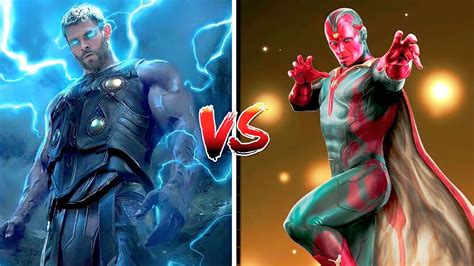 THOR vs VISION | Both can pick Mjolnir | Who Will Win ? - YouTube